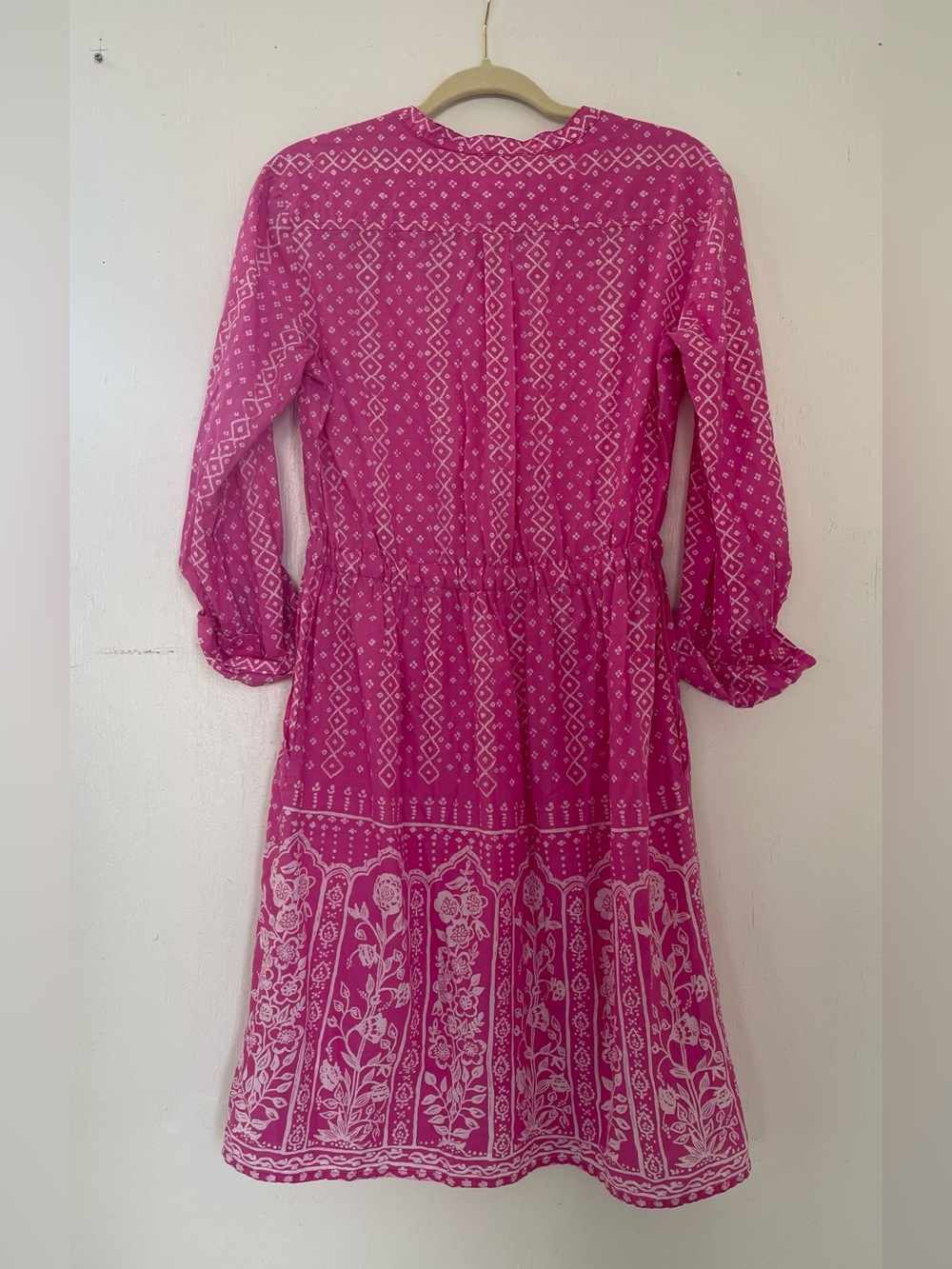 Anthropologie Meadow Rue Pink Floral 'Anila' Shirtdress - Size 6 - Picture 7 of 7